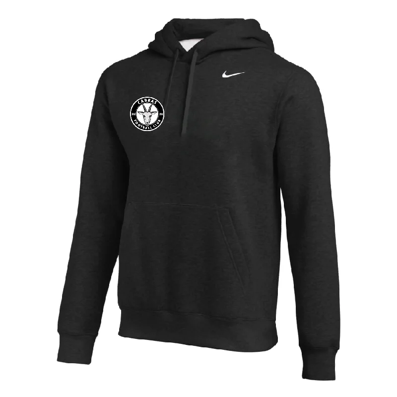 Cozy Pullover Hoodie for Relaxing at Home-Cabras FC Nike Club Hoodie Black