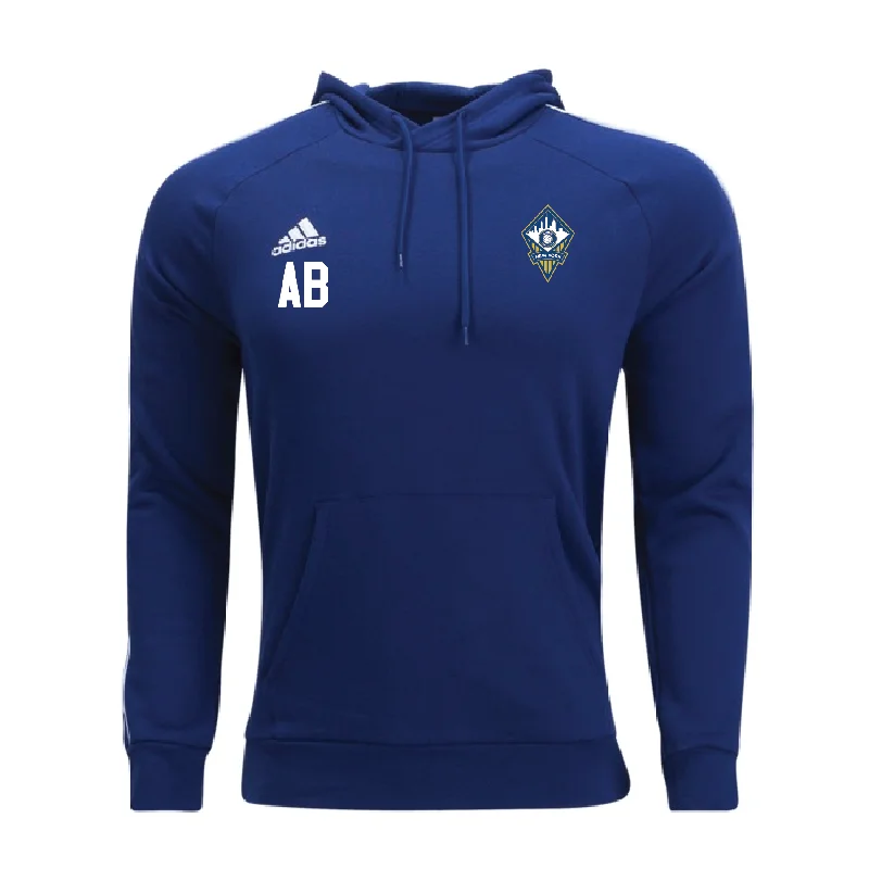 Eco-Friendly Organic Cotton Hoodie for Sustainable Fashion-FA Euro New York MLS NEXT adidas Core 18 Hoodie Navy