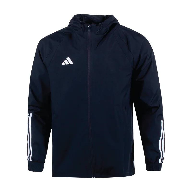 Stylish Checkered Jacket for Fashionable Outfits-adidas Tiro 23 All Weather Jacket Black