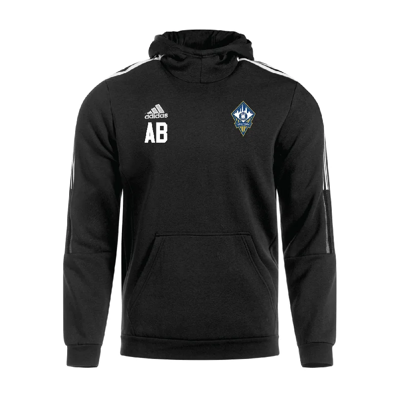 Classic Pullover Hoodie for Everyday Casual-FA Euro New York MLS NEXT adidas Tiro 21 Hoodie Black