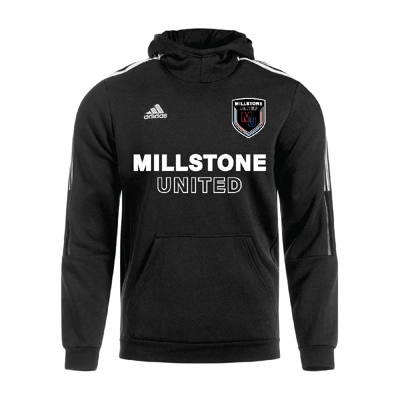 Street Style Hoodie for Modern Fashion-Millstone United adidas Tiro 21 Hoodie Black