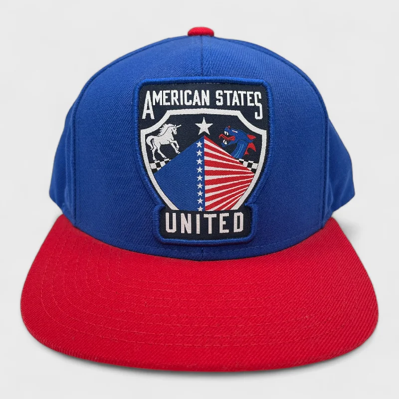 Retro Vintage Hat for Throwback Fashion-American States United Snapback Hat