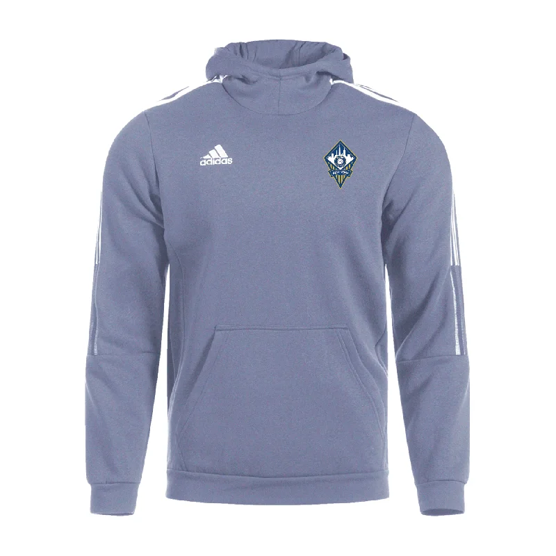 Long Sleeve Hoodie for Extra Warmth-FA Euro New York FAN adidas Tiro 21 Hoodie Grey