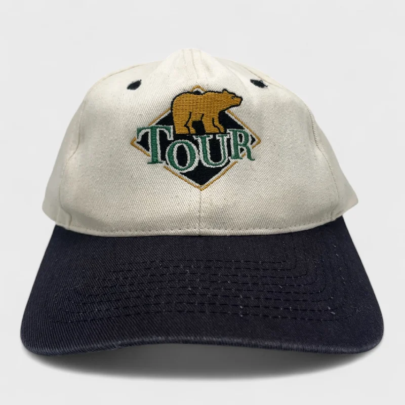 Simple Striped Beanie Hat for Casual Look-Vintage Jack Nicklaus Golden Bear Tour Snapback Hat