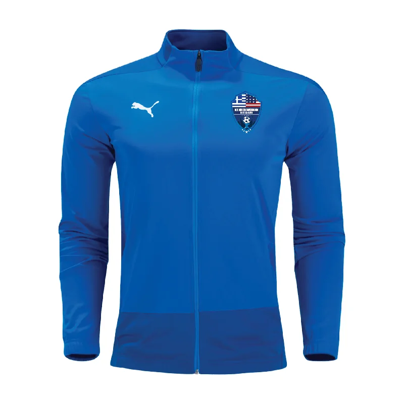 Modern Zip-Up Jacket for Stylish Comfort-NY Greek American FAN Puma Goal 23 Training Jacket Electric Blue