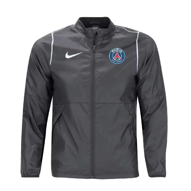 Elegant Wool Blazer Jacket for Professional Look-PSG Coaches Nike Park 20 Rain Jacket Grey