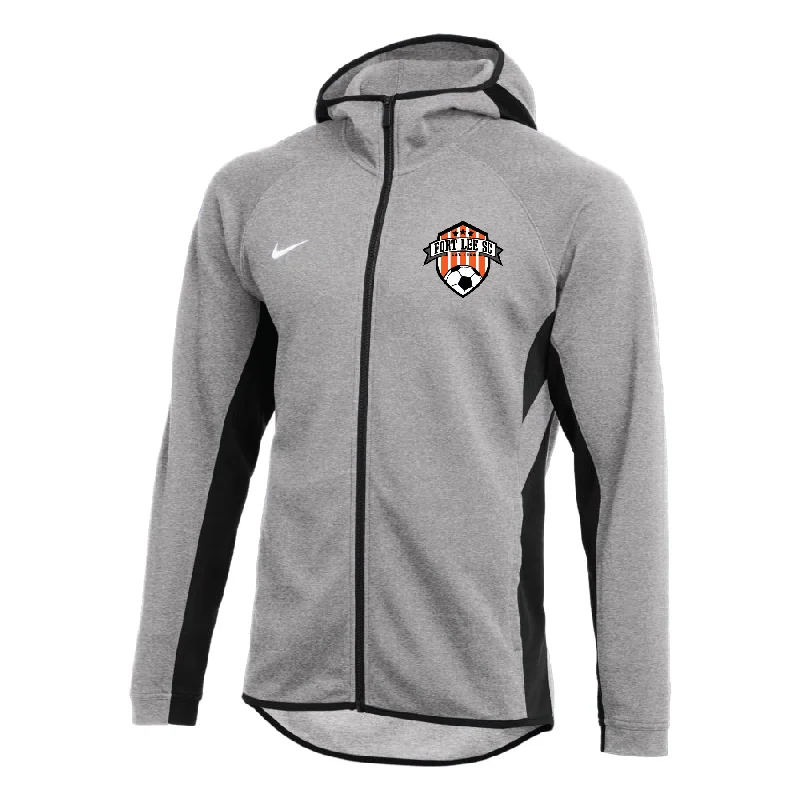 Bold Color Hoodie for Attention-Grabbing Style-Fort Lee SC FAN Nike Showtime Full-Zip Hoodie Grey