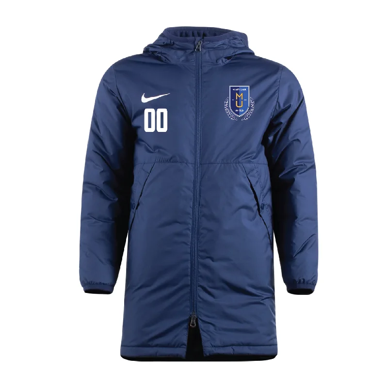 Modern Zip-Up Jacket for Stylish Comfort-Montclair United Match Fit Nike Park 20 Winter Jacket Navy