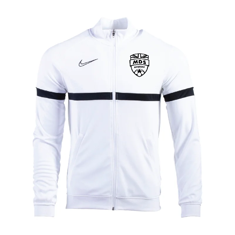 Casual Bomber Jacket for Everyday Wear-MDS Academy Nike Dry Academy 21 Track Jacket White