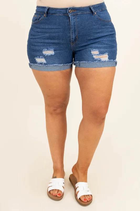 Comfortable Lounge Shorts for Relaxed Style-Never Will Shorts, Dark Blue