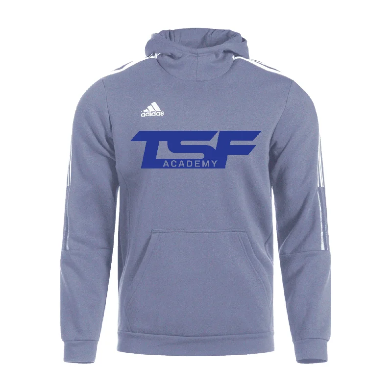 Warm Knit Hoodie for Layering on Cold Days-TSF Academy adidas Tiro 21 Hoodie Grey