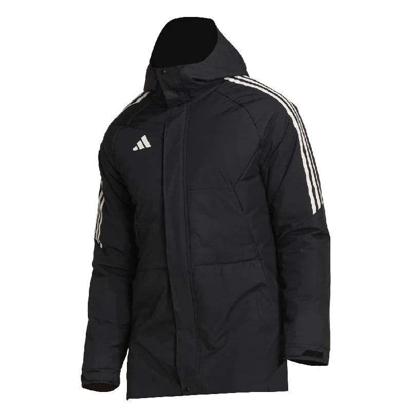 Lightweight Windbreaker Jacket for Active Outdoors-adidas Condivo 22 Stadium Parka Jacket Black