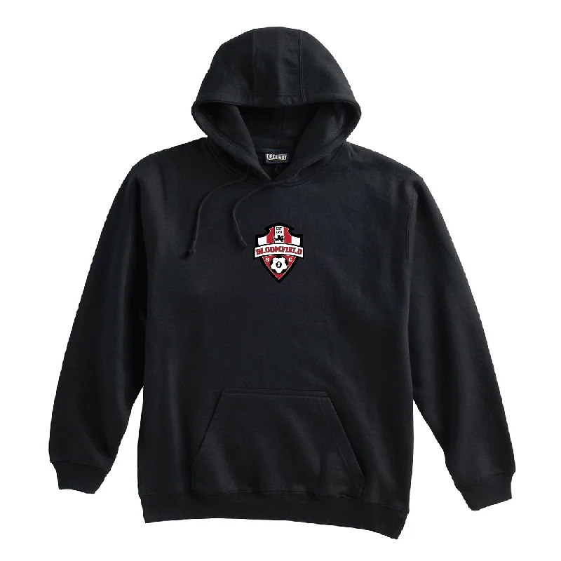 Oversized Pullover Hoodie for Casual Comfort-Bloomfield SC (Patch) Pennant Super 10 Hoodie Black