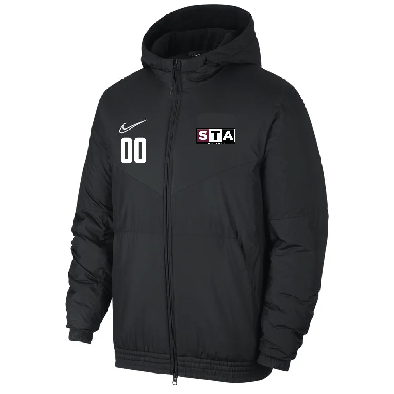 Stylish Parka Jacket for Winter Fashion-STA Girls Academy Nike Academy 19 SDF Winter Jacket Black