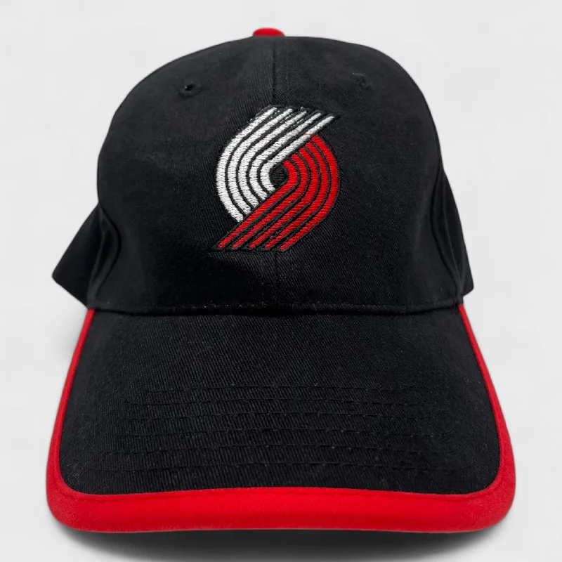 Adjustable Sun Hat for Beach Days-Vintage Portland Trail Blazers 2009/10 Opening Night Strapback Hat