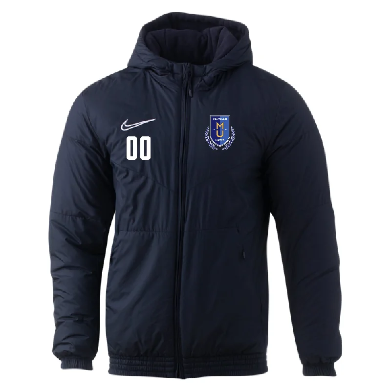 Tactical Jacket for Outdoor and Survival Gear-Montclair United Nike Academy 19 SDF Winter Jacket Black