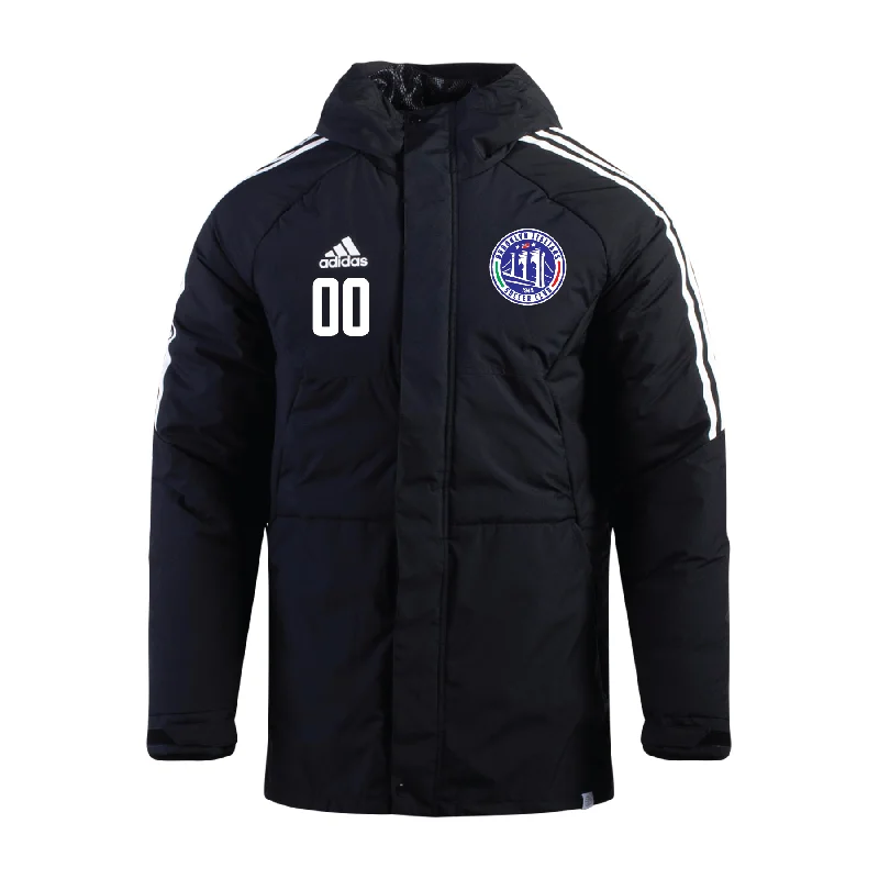 Commuter Jacket for Urban Traveling-Brooklyn Italians adidas Condivo 22 Stadium Parka Jacket Black