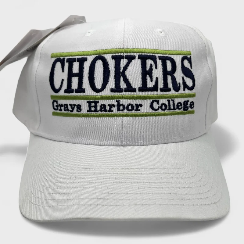 Stylish Trucker Hat for Casual Vibes-Vintage Grays Harbor Chokers Split Bar Snapback Hat