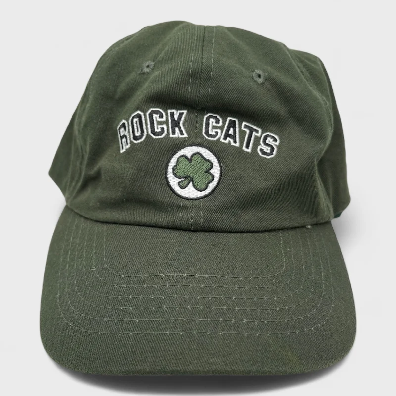 Sporty Golf Hat for Outdoor Recreation-New Britain Rock Cats St. Patrick’s Day Strapback Hat