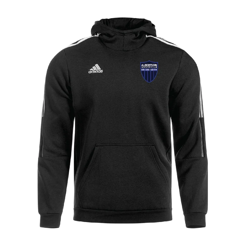 Casual Zip-Up Hoodie for Everyday Wear-Albertson Coaches adidas Tiro 21 Hoodie Black