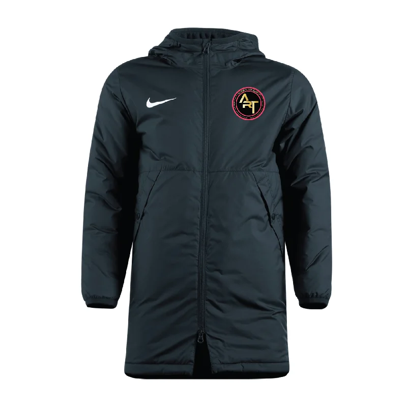 Waterproof Running Jacket for Athletes-Adrenaline Rush Training Nike Park 20 Winter Jacket Black