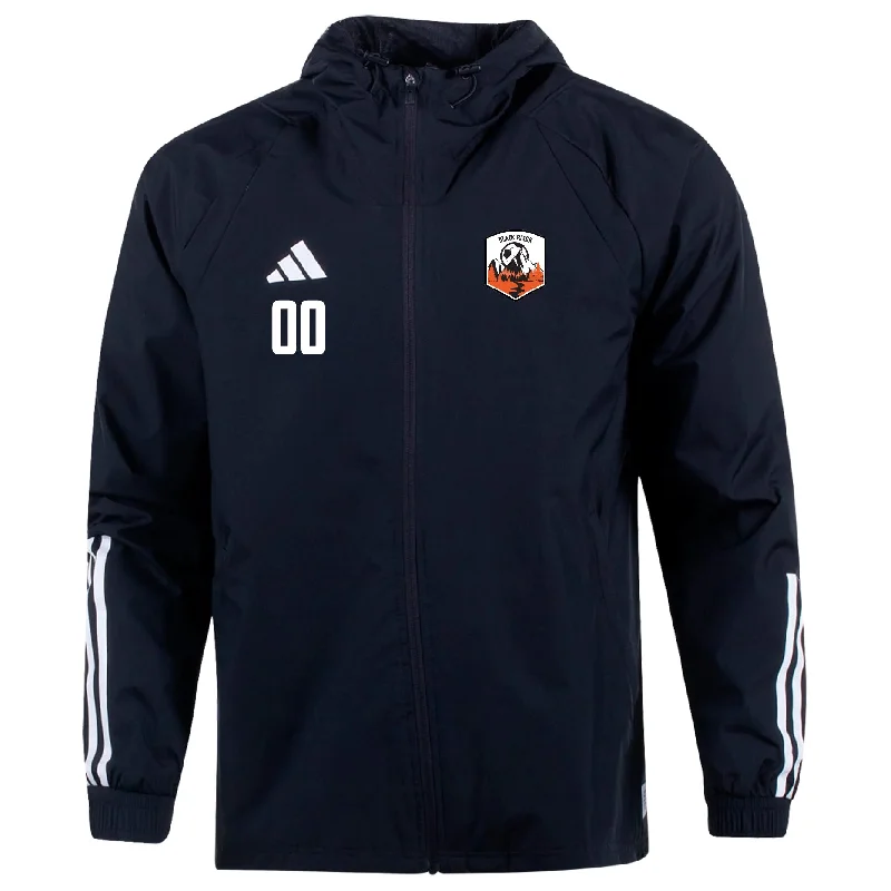 Soft Suede Jacket for Casual Chic Style-Black River Athletics adidas Tiro 23 All Weather FAN Jacket Black