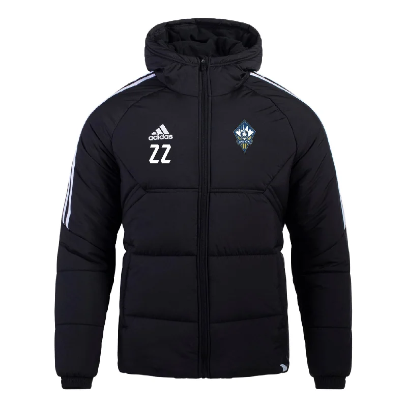 Insulated Jacket for Cold Winter Days-FA Euro New York MLS NEXT adidas 2022-24 Winter Jacket (Black)