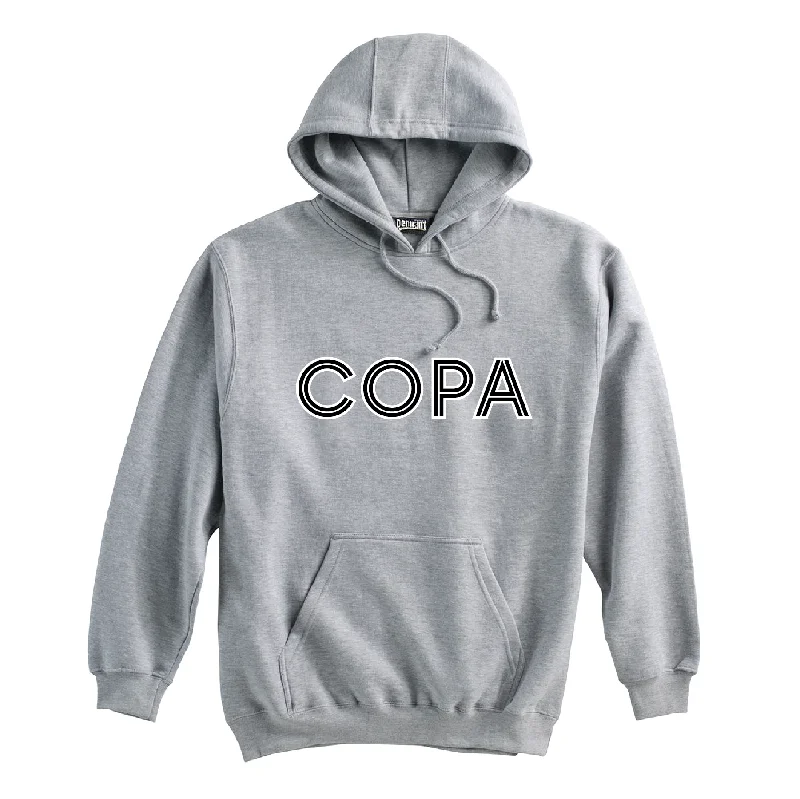 Classic Crewneck Hoodie for Timeless Style-FC Copa (Club Name) Pennant Super 10 Hoodie Grey