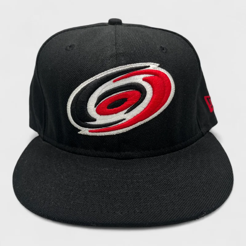 Embroidered Baseball Cap for Personal Style-Carolina Hurricanes Fitted Hat 7 3/8