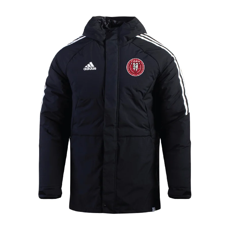 Lightweight Hiking Zip Jacket for Outdoor Exploration-FC Copa FAN adidas Condivo 22 Stadium Parka Jacket