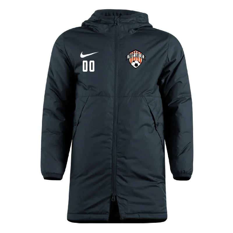 Elegant Wool Blazer Jacket for Professional Look-Fort Lee SC Nike Park 20 Winter Jacket - Black