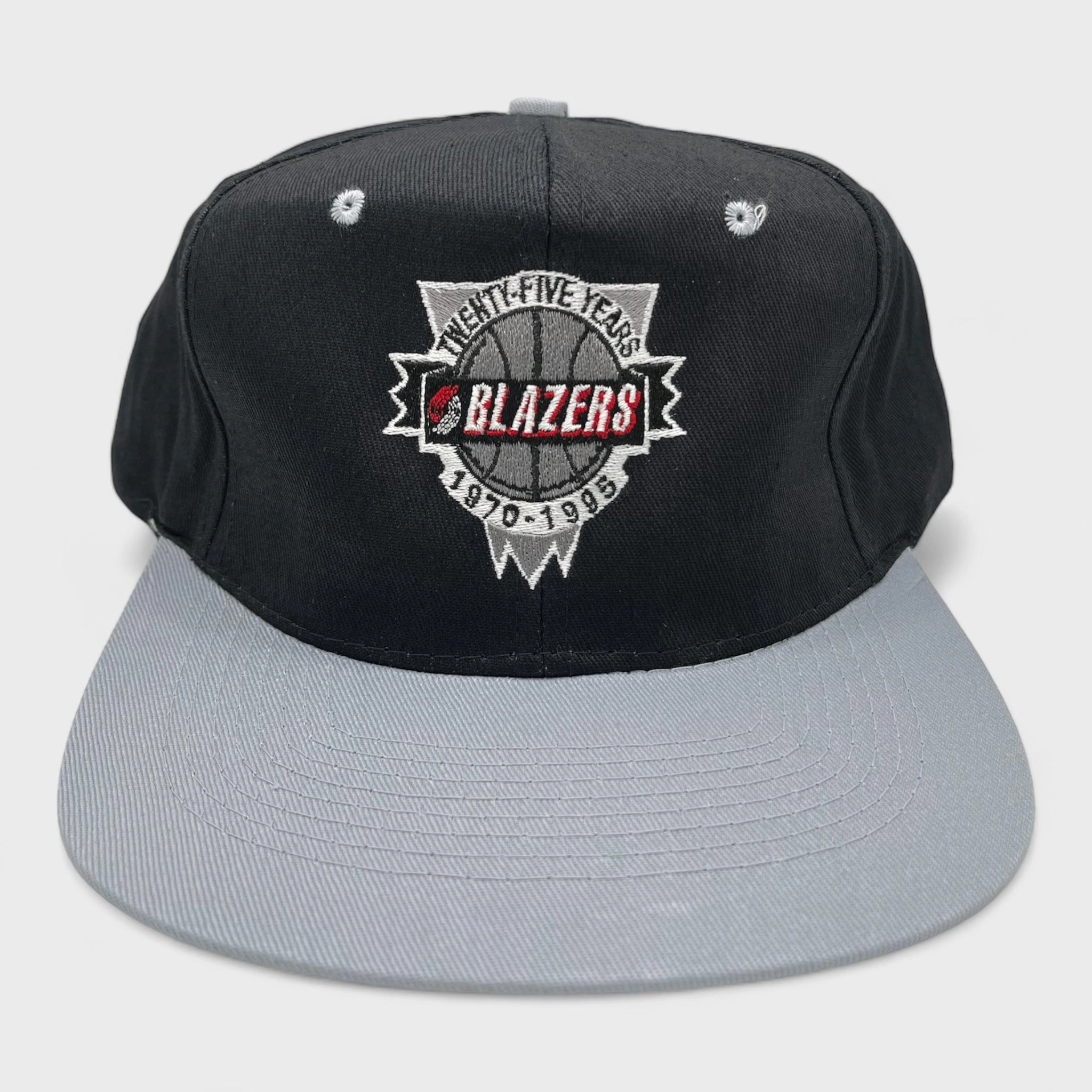 High-Performance Sports Cap for Active Wear-1995 Portland Trail Blazers 25th Anniversary Snapback Hat