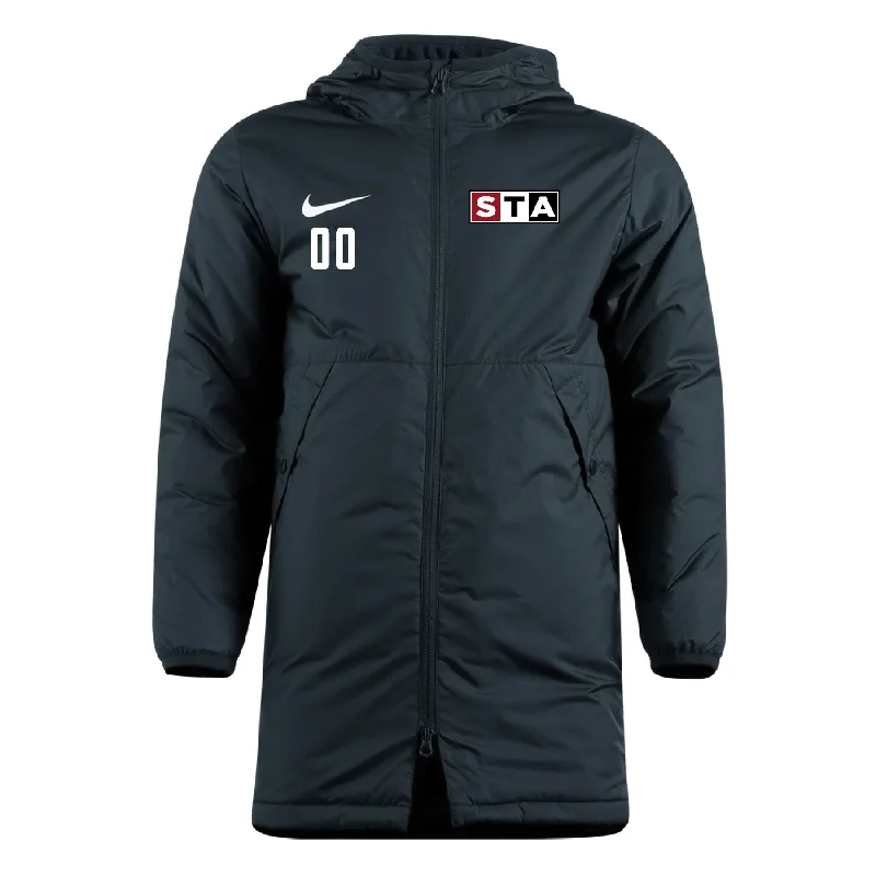 Comfy Cotton Jacket for Easy Casual Looks-STA Morris United Nike Park 20 Winter Jacket - Black