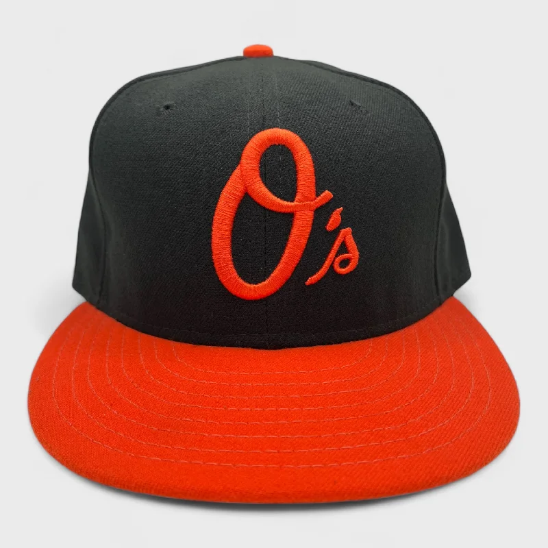 Adjustable Wool Cap for Comfortable Fit-Baltimore Orioles Fitted Hat 7 3/8