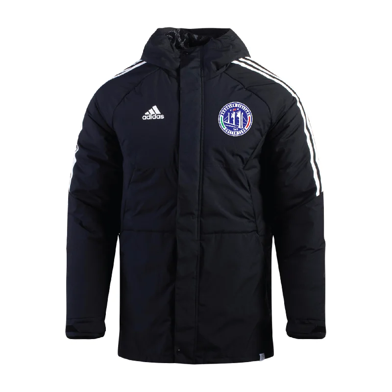 High-Performance Sports Jacket for Athletes-Brooklyn Italians FAN adidas Condivo 22 Stadium Parka Jacket Black