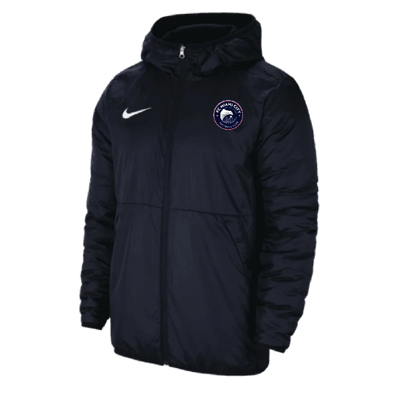 Waterproof Running Jacket for Athletes-FC Miami Fan Nike Park 20 Repel Winter Jacket Black