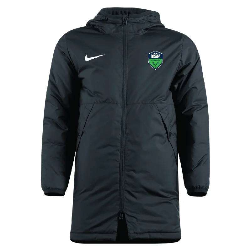 Winter Snowboard Jacket for Cold Weather Sports-ISP LAX Nike Park 20 Winter Jacket Black