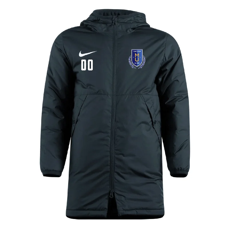 Reversible Jacket for Two Looks in One-Montclair United Match Fit Nike Park 20 Winter Jacket - Black