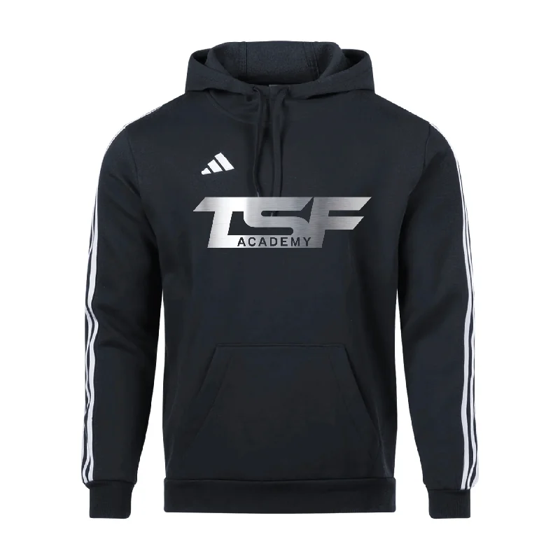 Soft Cotton Hooded Sweatshirt for Comfort-TSF Academy FAN Supporter adidas Tiro 23 League Hoodie Black