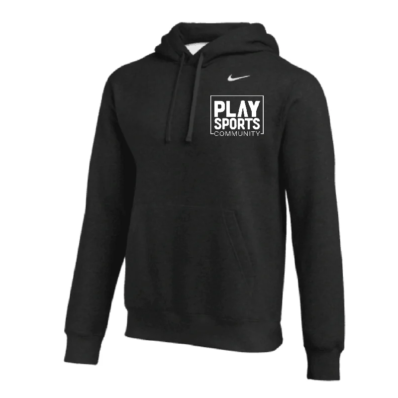 Cozy Zip Hoodie for Easy Layering-Play Sports Community FAN Nike Club Hoodie Black