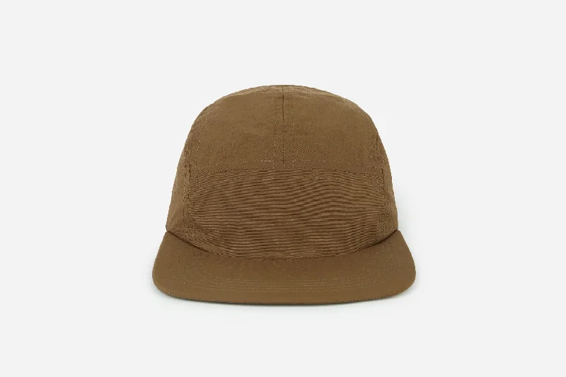 Trendy Camo Hat for Military-Inspired Fashion-Trail Cap ~ Tan Nylon