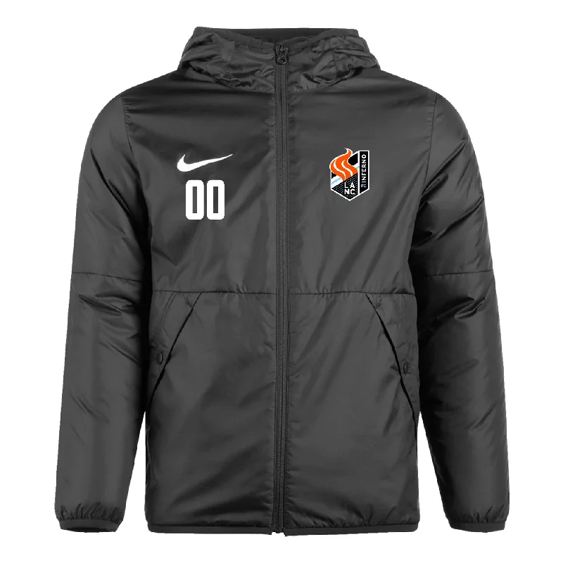 Padded Jacket for Extra Insulation in Cold Weather-Lancaster Inferno Nike Park 20 Repel Winter Jacket Black