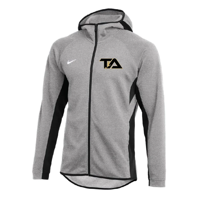 Soft and Breathable Hoodie for All-Day Wear-Tech Academy Nike Showtime Full-Zip Hoodie Grey