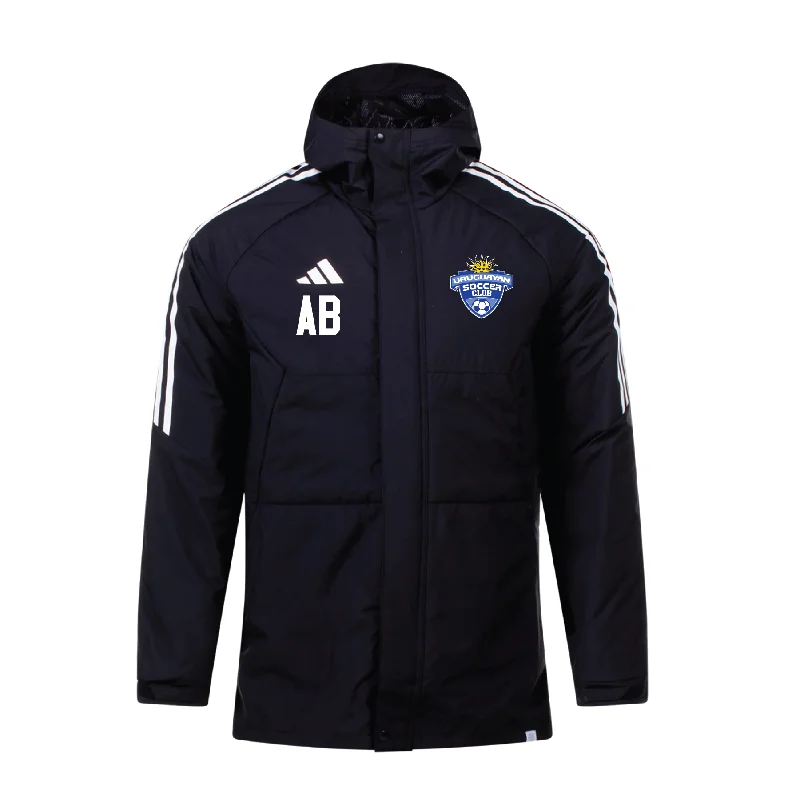 Commuter Jacket for Urban Traveling-Uruguayan SC adidas Condivo 22 Stadium Parka Jacket