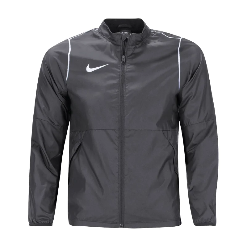 Urban Street Jacket for City Living-Nike Park 20 Rain Jacket Grey