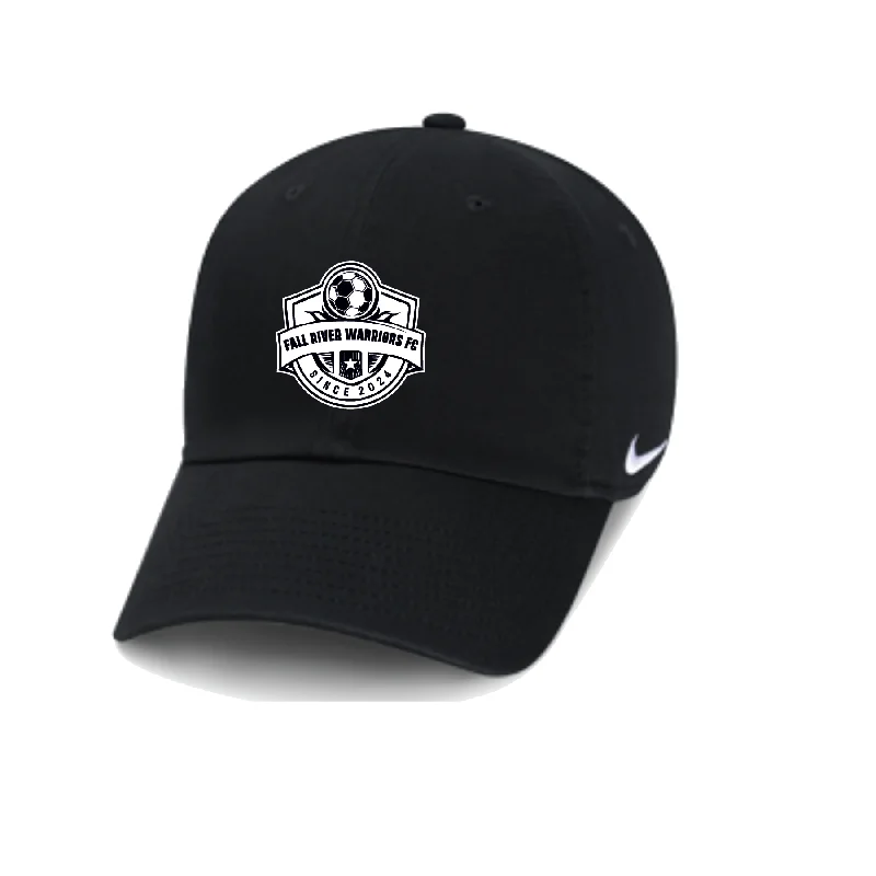 Relaxed Fit Baseball Cap for Casual Comfort-Fall River Warriors FC Nike Heritage 86 Cap- Black