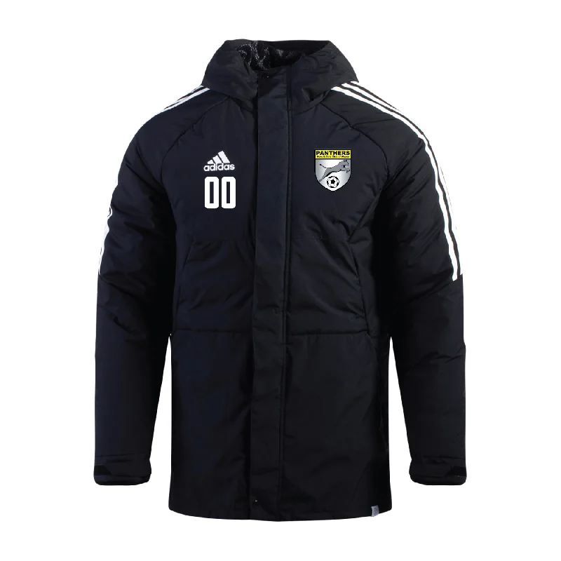 Cozy Cardigan Jacket for Layered Looks-Wayne Panthers adidas Condivo 22 Stadium Parka Jacket Black