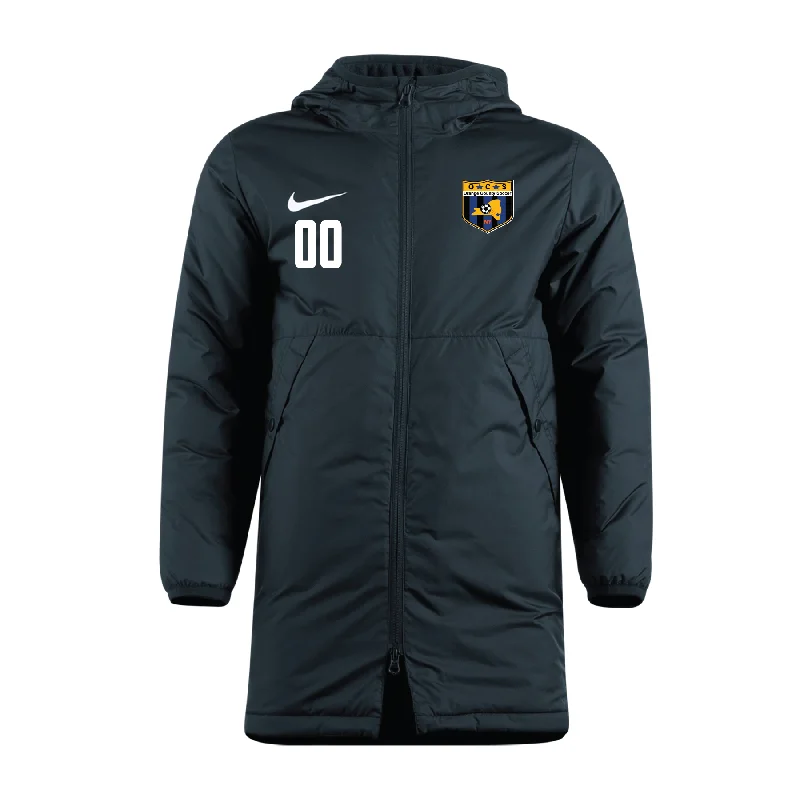 Classic Cotton Jacket for Everyday Use-Orange County SC Nike Park 20 Winter Jacket - Black