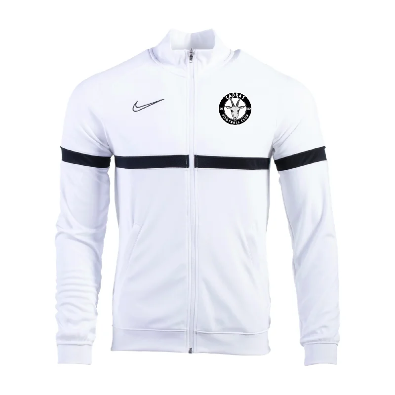 Classic Denim Jacket for Versatile Styling-Cabras FC Nike Dry Academy 21 Track Jacket White